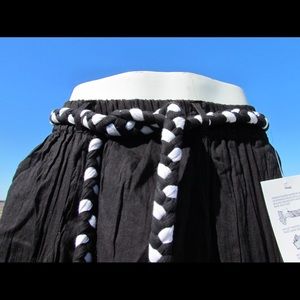 THE PYRAMID COLLECTION broomstick crinkle skirt